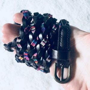 New Arizona Jeans Braided Accent Belt